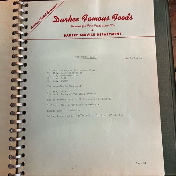 Durkee’s Formulas (Institutional Recipes) - Picture 5 of 7